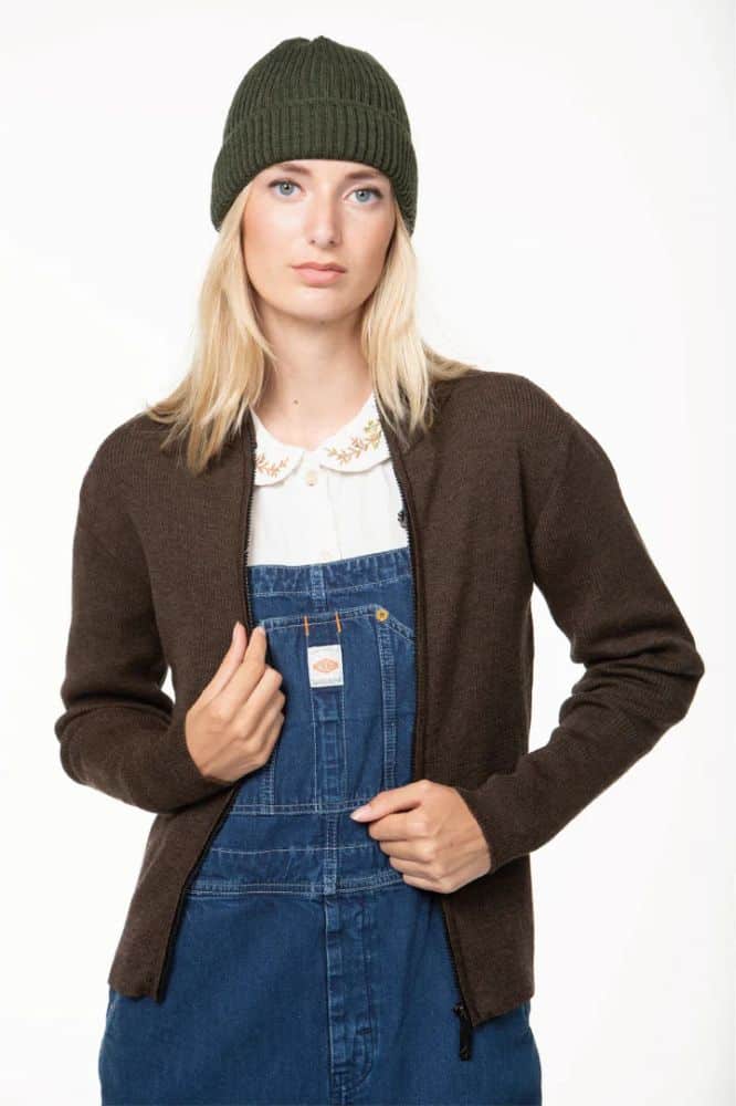 Roosenstein Wolke Fenna Rib Vest Brown - La Vie en Rose Damesmode