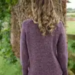 SI628MDM_Fisherman Donegal Fleck Saddle Shoulder Sweater in Dark Mauve (3)