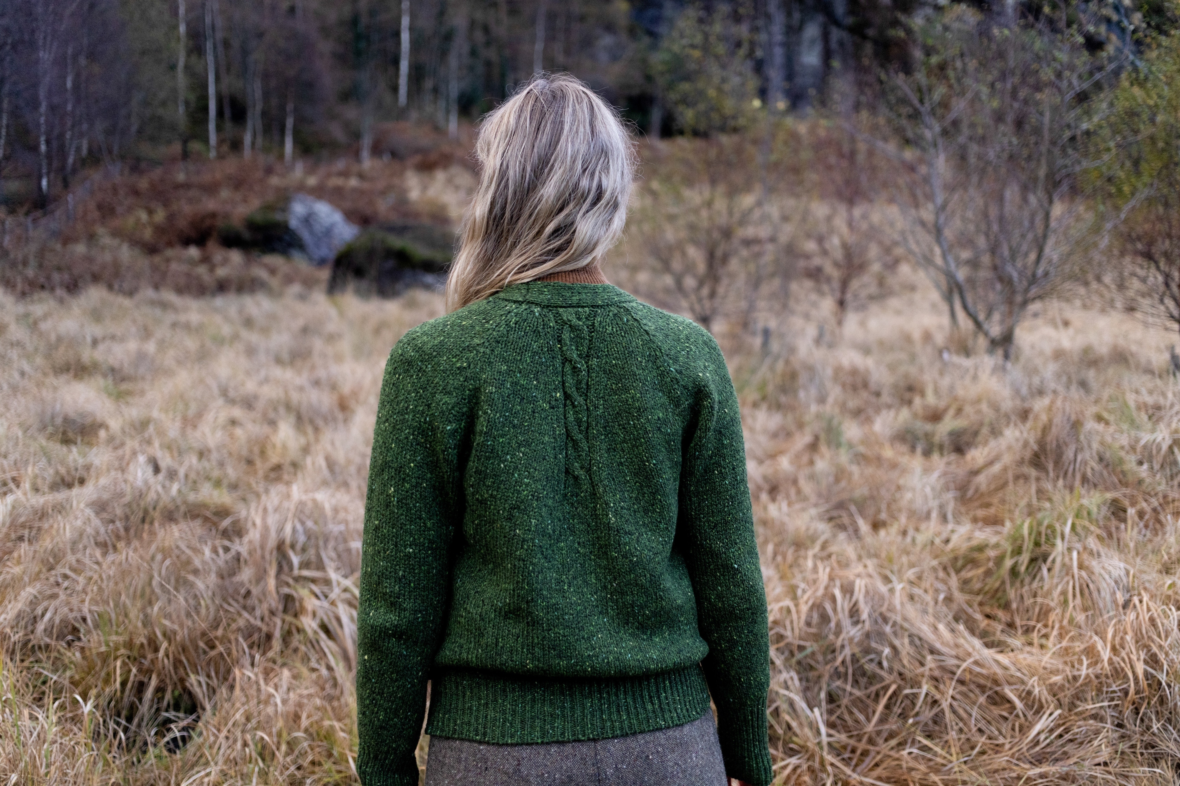 Fisherman out of Ireland Donegal Raglan Cable Cardigan