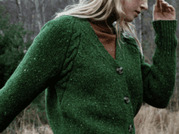 Fisherman out of Ireland Donegal Raglan Cable Cardigan