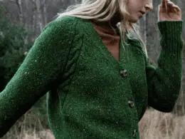 Fisherman out of Ireland Donegal Raglan Cable Cardigan