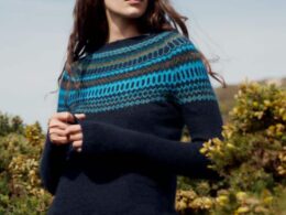 Seasalt Cornwall Annik Fair Isle Jumper Modernist Cyan Multi- La Vie en Rose Damesmode Enkhuizen
