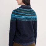 Seasalt Cornwall Annik Fair Isle Jumper Modernist Cyan Multi- La Vie en Rose Damesmode Enkhuizen