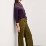Seasalt Cornwall Annik Fair Isle Jumper Modernist Grape Oak Mix - La Vie en Rose Damesmode Enkhuizen