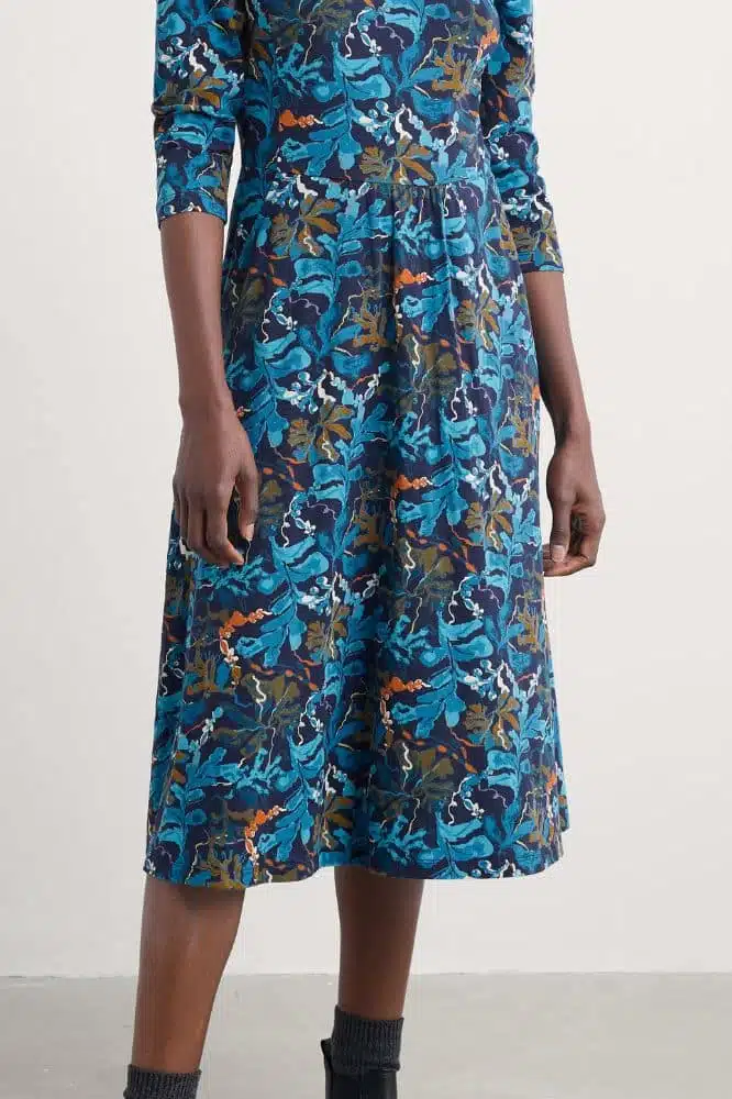 Seasalt Cornwall April Dress Floating Fronds Maritime - La Vie en Rose Damesmode Enkhuizenv