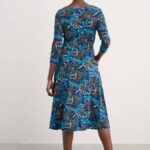 Seasalt Cornwall April Dress Floating Fronds Maritime - La Vie en Rose Damesmode Enkhuizen