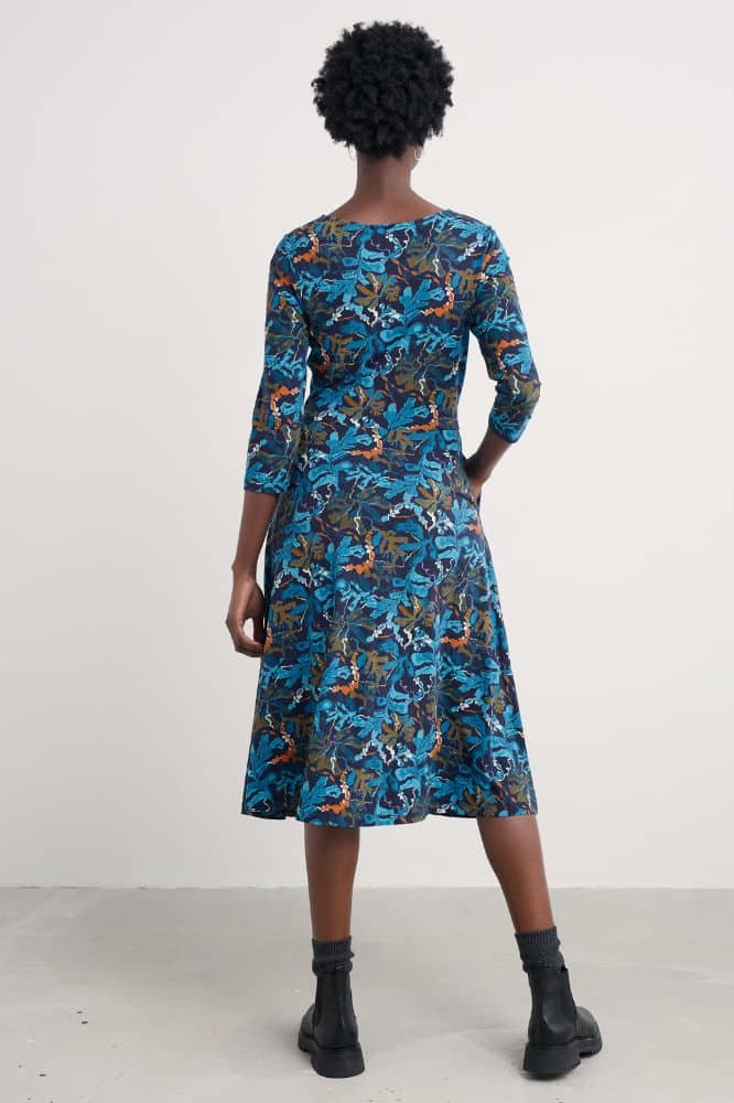 Seasalt Cornwall April Dress Floating Fronds Maritime - La Vie en Rose Damesmode Enkhuizen