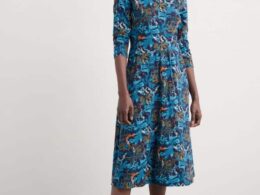 Seasalt Cornwall April Dress Floating Fronds Maritime - La Vie en Rose Damesmode Enkhuizen