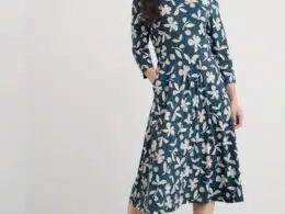 Seasalt Cornwall April Dress Organic Shapes Dark Lugger - La Vie en Rose Damesmode Enkhuizen