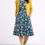 Seasalt Cornwall April Dress Organic Shapes Dark Lugger - La Vie en Rose Damesmode Enkhuizen