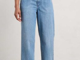 Seasalt Cornwall Barnes Organic Cotton Denim Crops Light Wash Rain Slub - La Vie en Rose Damesmode