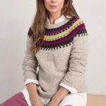 Seasalt Cornwall Berlewen Fair Isle Jumper Croquet Aran Multi - La Vie en Rose Damesmode