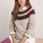 Seasalt Cornwall Berlewen Fair Isle Jumper Croquet Aran Multi - La Vie en Rose Damesmode