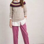 Seasalt Cornwall Berlewen Fair Isle Jumper Croquet Aran Multi - La Vie en Rose Damesmode