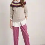 Seasalt Cornwall Berlewen Fair Isle Jumper Croquet Aran Multi - La Vie en Rose Damesmode
