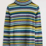 Seasalt Cornwall Braque Jumper Concertina Dark Citron Multi - La Vie en Rose Damesmode