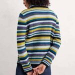 Seasalt Cornwall Braque Jumper Concertina Dark Citron Multi - La Vie en Rose Damesmode