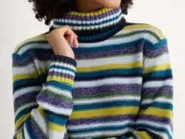 Seasalt Cornwall Braque Jumper Concertina Dark Citron Multi - La Vie en Rose Damesmode