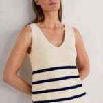 Seasalt Cornwall Canary Vest Veneer Chalk MAritime - La Vie en Rose Damesmode