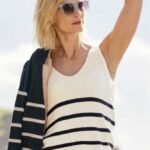 Seasalt Cornwall Canary Vest Veneer Chalk MAritime - La Vie en Rose Damesmode