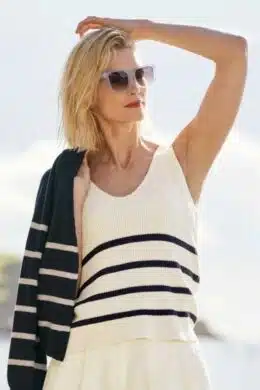 Seasalt Cornwall Canary Vest Veneer Chalk MAritime - La Vie en Rose Damesmode