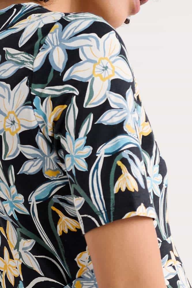 Seasalt Cornwall Carwynnen Dress Painted Daffodil Inkwell - La Vie en Rose Damesmode