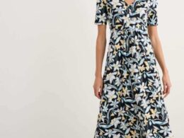 Seasalt Cornwall Carwynnen Dress Painted Daffodil Inkwell - La Vie en Rose Damesmode