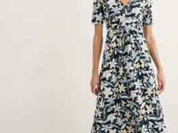 Seasalt Cornwall Carwynnen Dress Painted Daffodil Inkwell - La Vie en Rose Damesmode