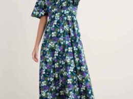 Seasalt Cornwall Chateaux Dress Crayon Floral Dark Drift - La Vie en Rose Damesmode
