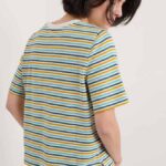 Seasalt Cornwall Copseland T-Shirt Pellitras Tumeric - La Vie en Rose Damesmode