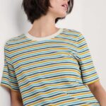 Seasalt Cornwall Copseland T-Shirt Pellitras Tumeric - La Vie en Rose Damesmode