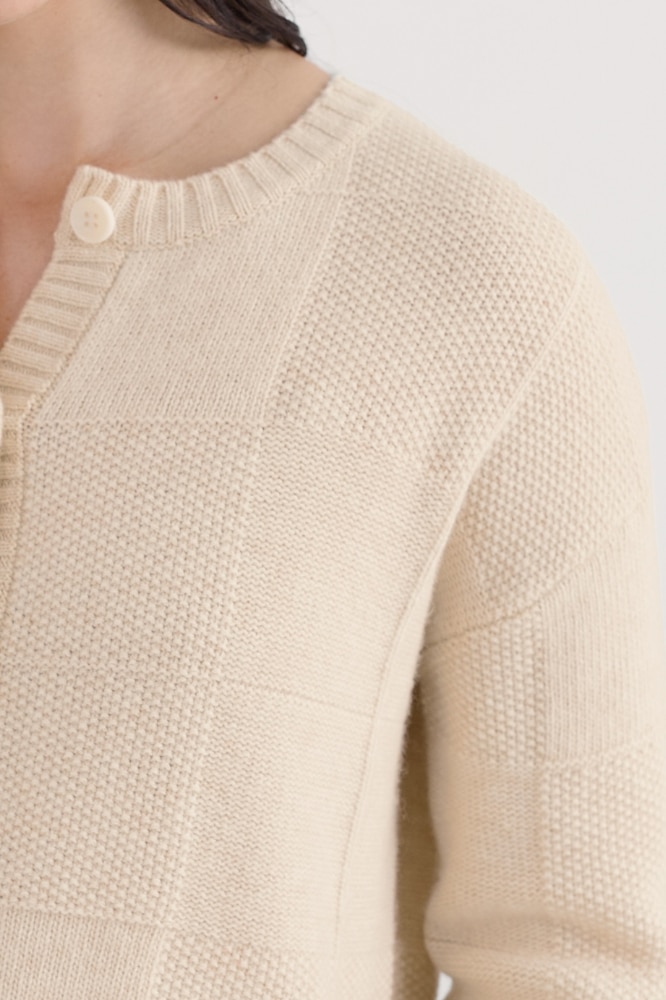 Seasalt Cornwall Coweth Cardigan Limestone - La Vie en Rose Damesmode Enkhuizen