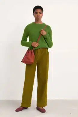 Seasalt Cornwall Dillwyn Trouser Bright Olive