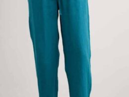 Seasalt Cornwall Dipping Sun Linen Trousers Dark Drift