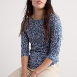 Seasalt Cornwall Easel 34 Sleeve Top Flax Flower Bright Orchid - La Vie en Rose Damesmode Enkhuizen