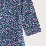 Seasalt Cornwall Easel 34 Sleeve Top Flax Flower Bright Orchid - La Vie en Rose Damesmode Enkhuizen