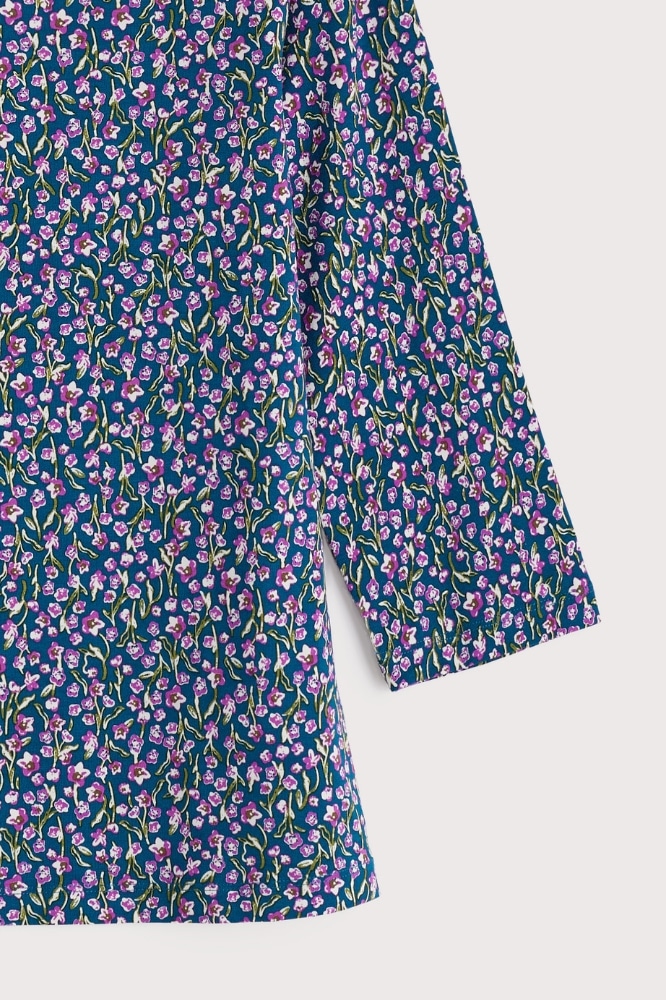 Seasalt Cornwall Easel 34 Sleeve Top Flax Flower Bright Orchid - La Vie en Rose Damesmode Enkhuizen