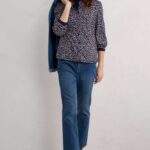 Seasalt Cornwall Embrace Shirt Feather Marks Maritime- La Vie en Rose Damesmode