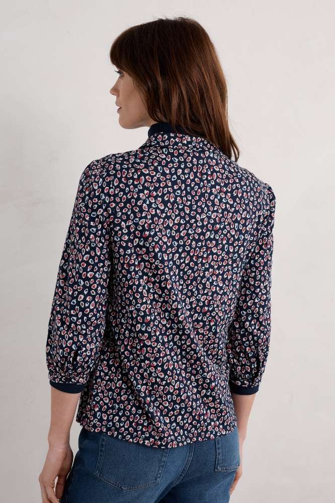 Seasalt Cornwall Embrace Shirt Feather Marks Maritime- La Vie en Rose Damesmode