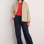 Seasalt Cornwall Gorse Lane Rib Top Tomato - La Vie en Rose Damesmode