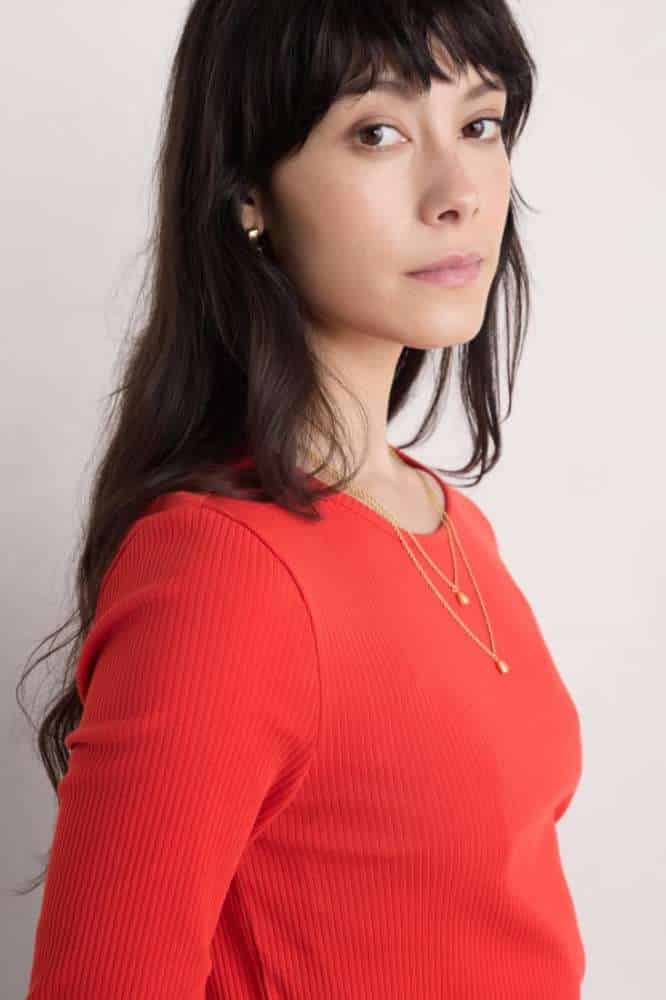 Seasalt Cornwall Gorse Lane Rib Top Tomato - La Vie en Rose Damesmode