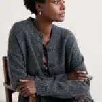 Seasalt Cornwall Harbour Sands Cardigan Coal - La Vie en Rose Damesmode Enkhuizen