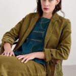 Seasalt Cornwall Heald Blazer Bright Olive - La Vie en Rose Damesmode Enkhuizen (1)