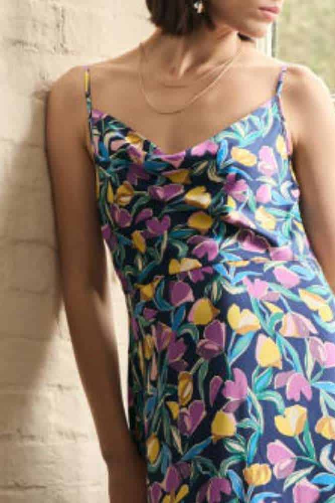 Seasalt Cornwall Housel Bay Dress Collaged Tulips Maritime - La Vie en Rose Damesmode (14)