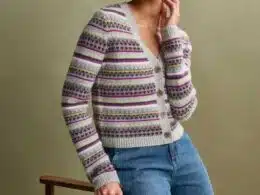 Seasalt Cornwall Lamoma Lane Cardigan Hemmick Aran Multi