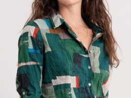 Seasalt Cornwall Larissa Shirt Aerial Field Coppice - La Vie en Rose Damesmode