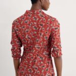 Seasalt Cornwall Larissa Shirt Artist Camellia Red Sail - La Vie en Rose Damesmode (1)