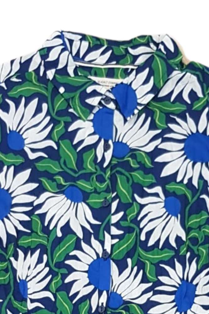 Seasalt Cornwall Larissa Shirt Bold Sunflower Marine - La Vie en Rose Damesmode