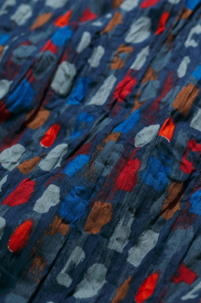 Seasalt Cornwall Larissa Shirt Dye Strokes Dark Lugger - La Vie en Rose Damesmode Enkhuizen