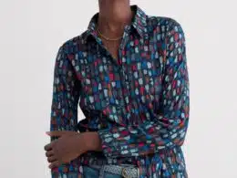 Seasalt Cornwall Larissa Shirt Dye Strokes Dark Lugger - La Vie en Rose Damesmode Enkhuizen